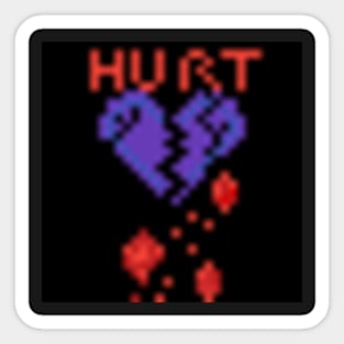 Hurt Sticker